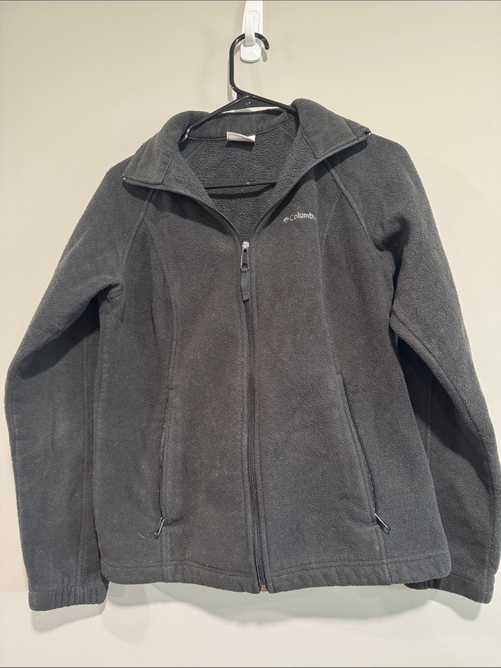 Columbia Charcoal Full-Zip Fleece Jacket